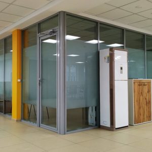 Теплая алюминиевая перегородка GFTD607